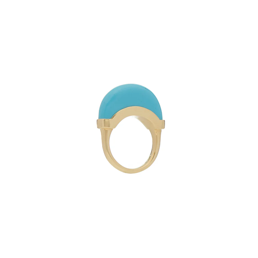 Luna Ring - Gold & Turquoise