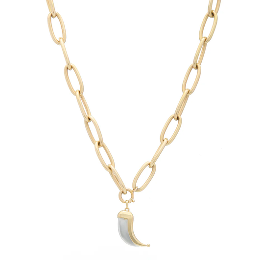 Wyld Dorian Horn - Yellow Gold and White Gold