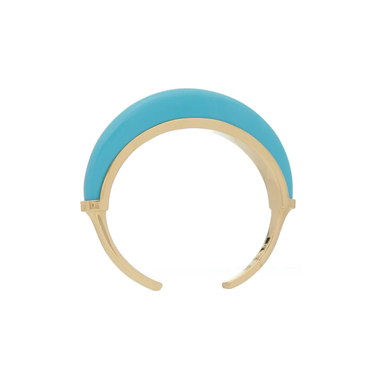Luna Cuff - Gold Turquoise