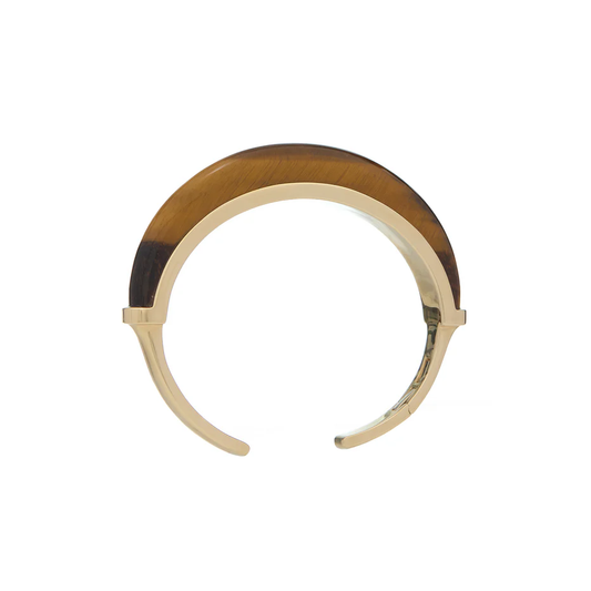 Luna Cuff - Gold & Tiger Eye