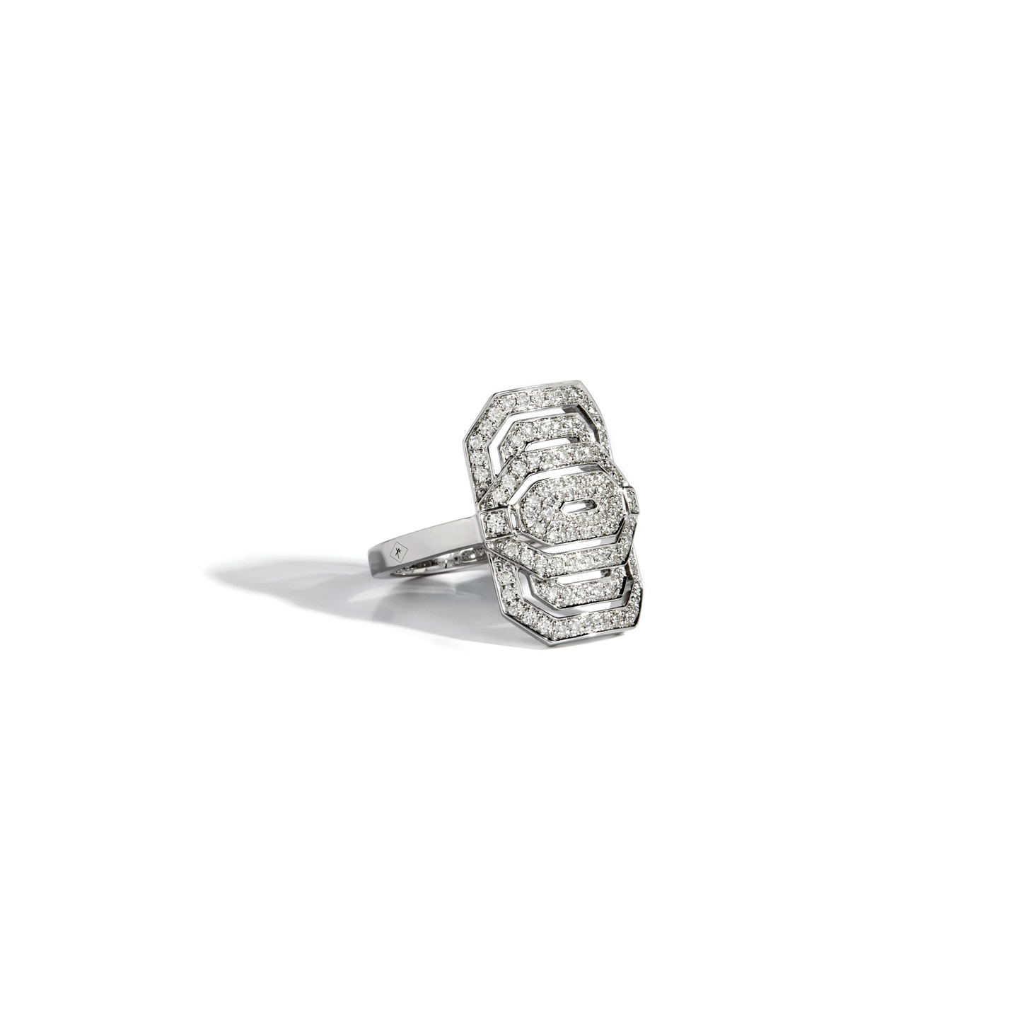 Petite White Gold  My Way Ring