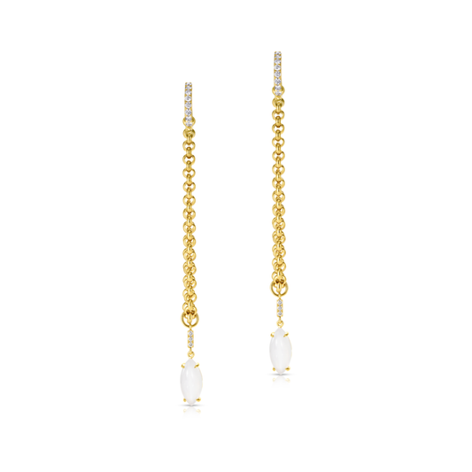Moonstone Marquis Earrings