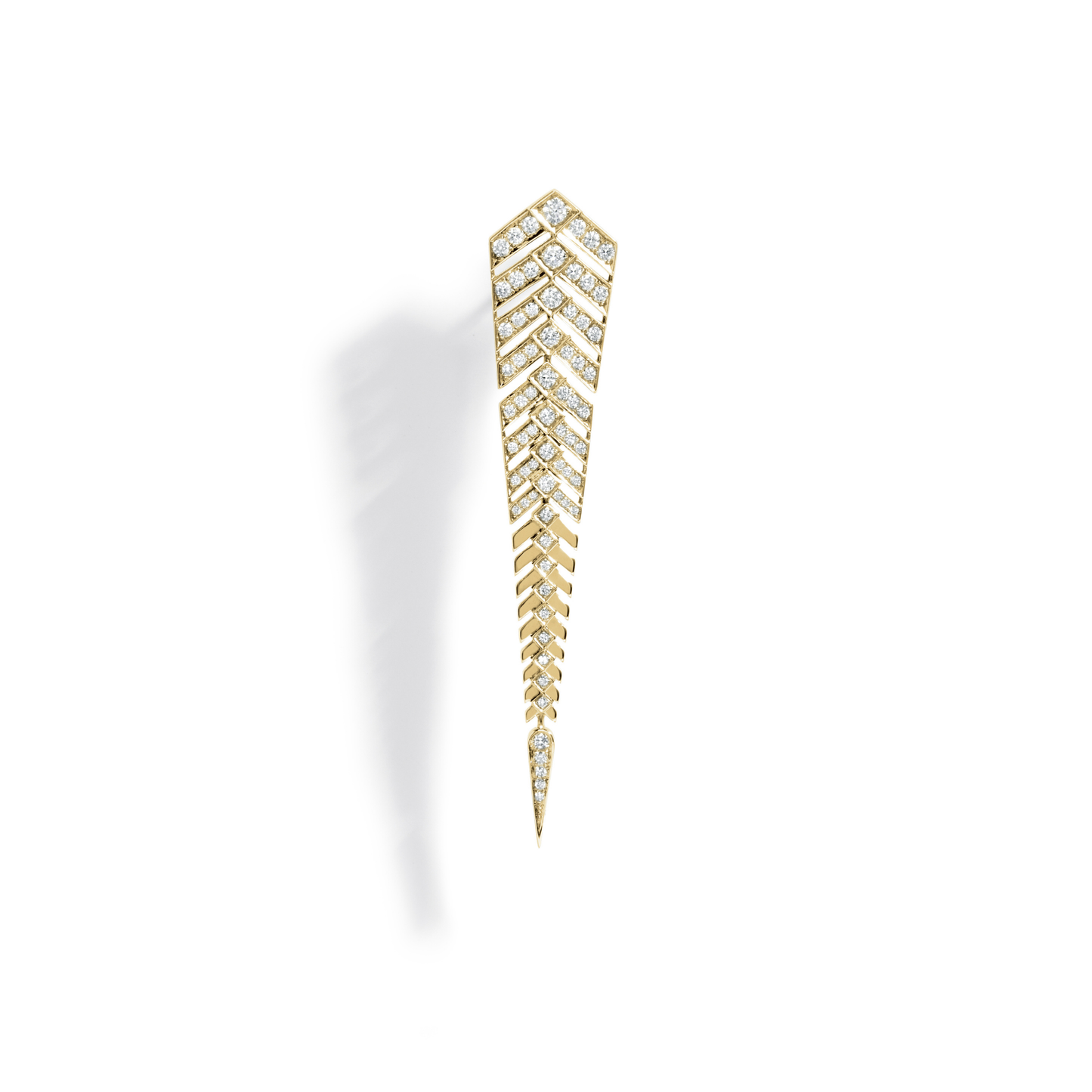 Stairway Xl Yellow Gold Earrings
