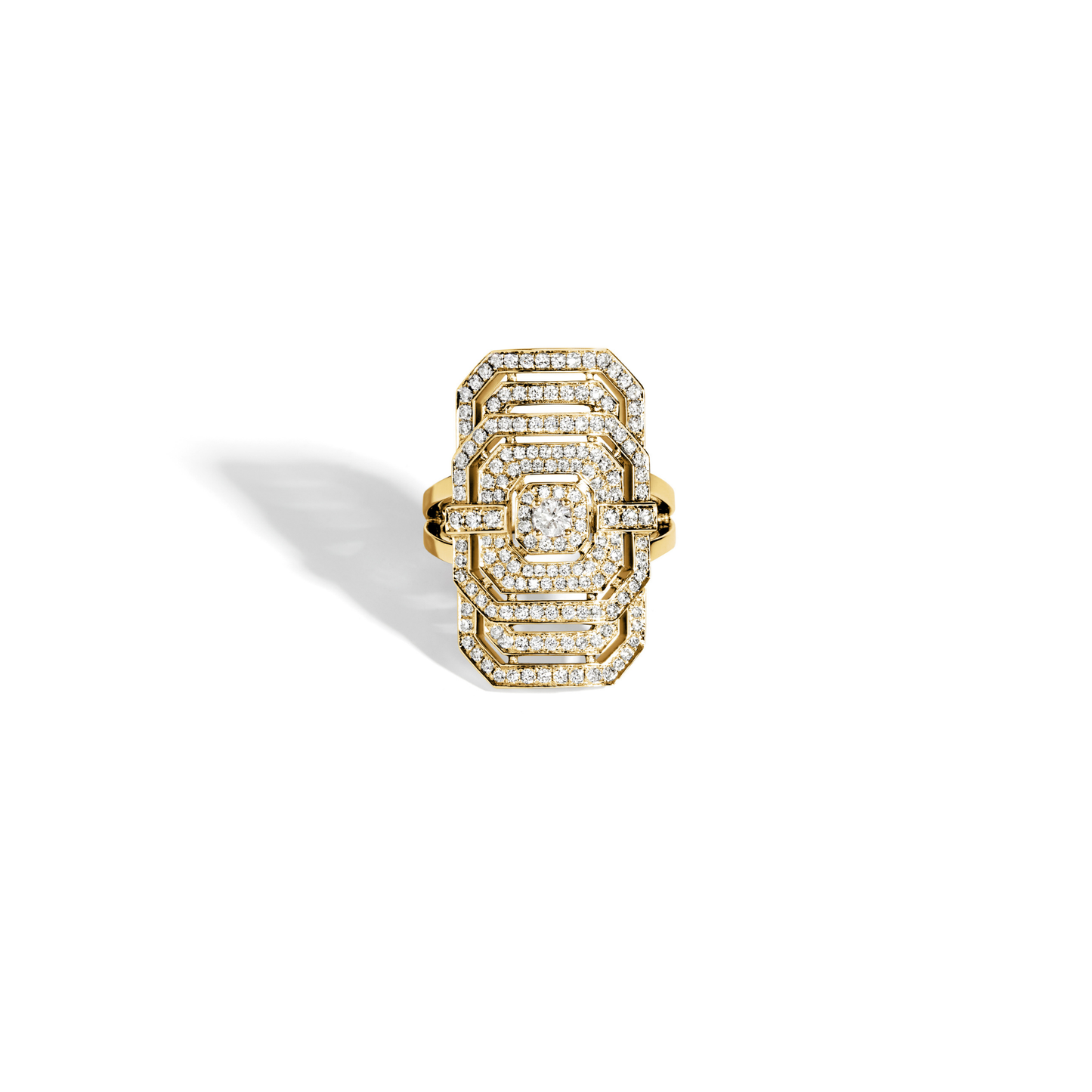 My Way Yellow Gold & Diamond Ring