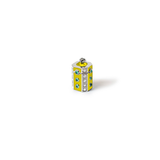 Luck Wishbox Enamel Pendant