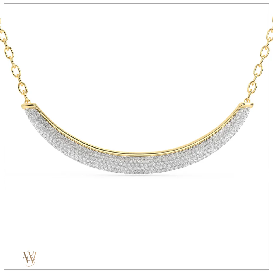 Luna Necklace - Diamond Pave