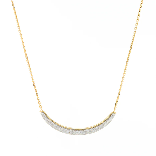 Luna Necklace - Diamond Pave