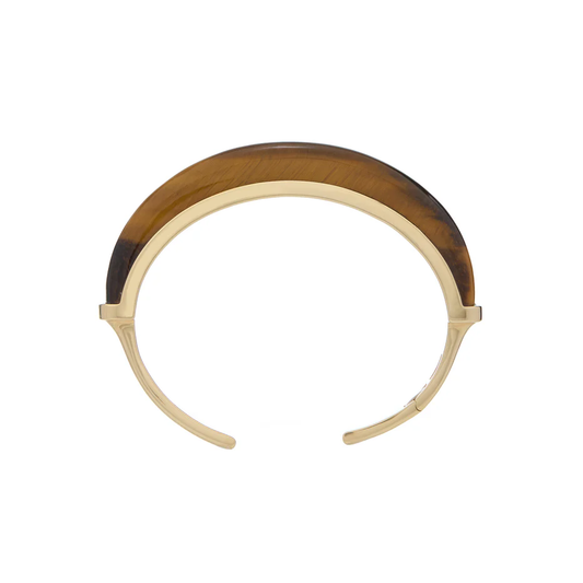 Luna Cuff - Gold & Tiger Eye