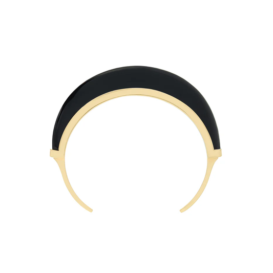 Luna Cuff - Gold & Black Onyx