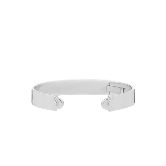 Doppia Luna Slim Cuff - Silver