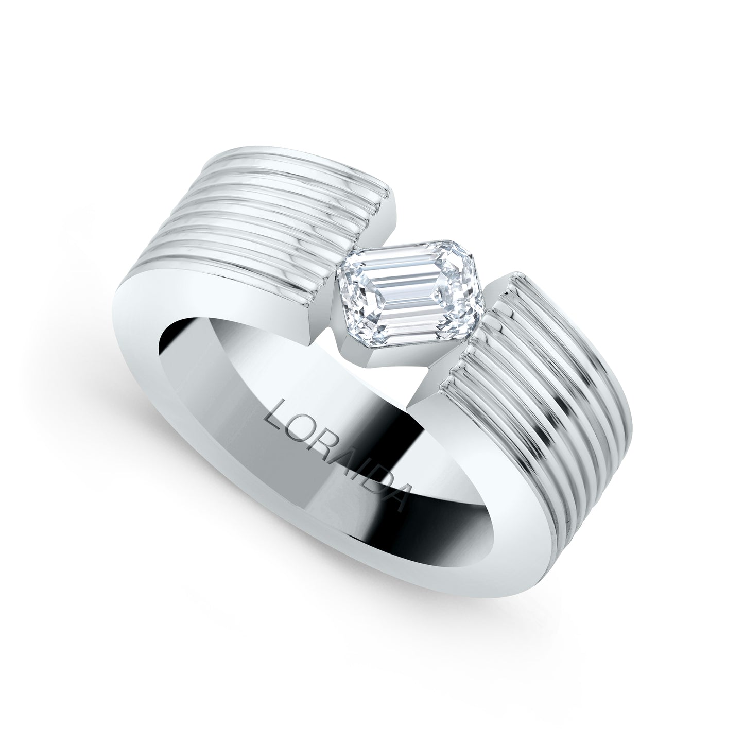 Blade Emerald Pinky Ring