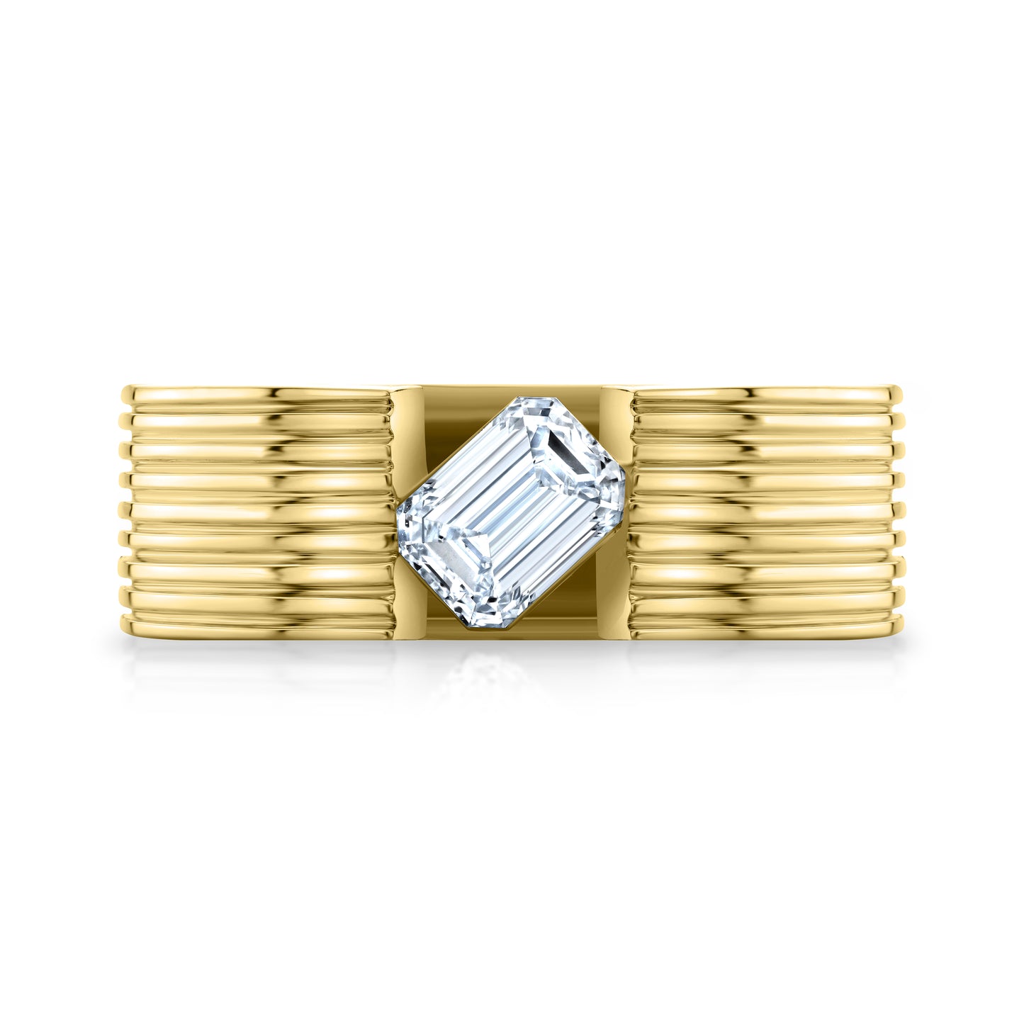 Blade Emerald Pinky Ring