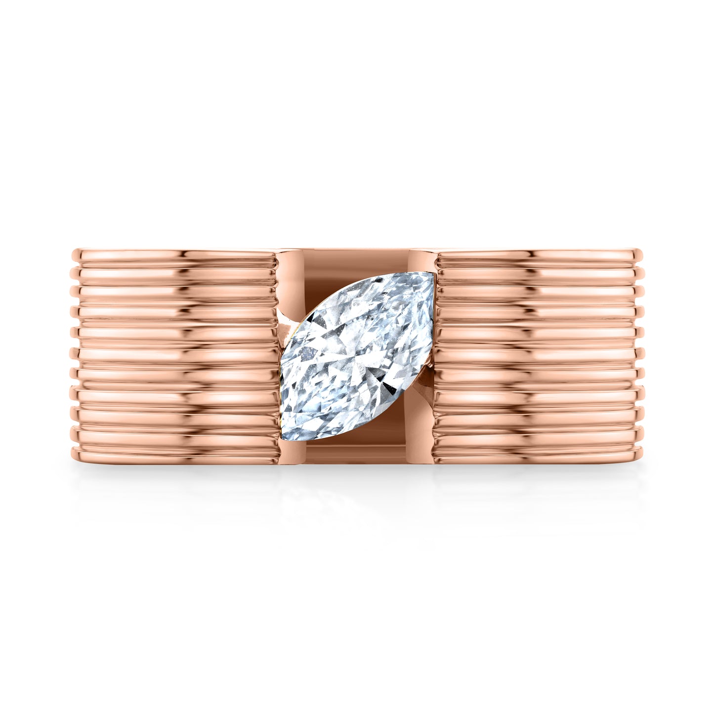 Blade Marquise Pinky Ring