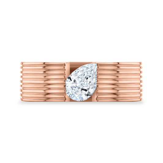 Blade Pear Pinky Ring